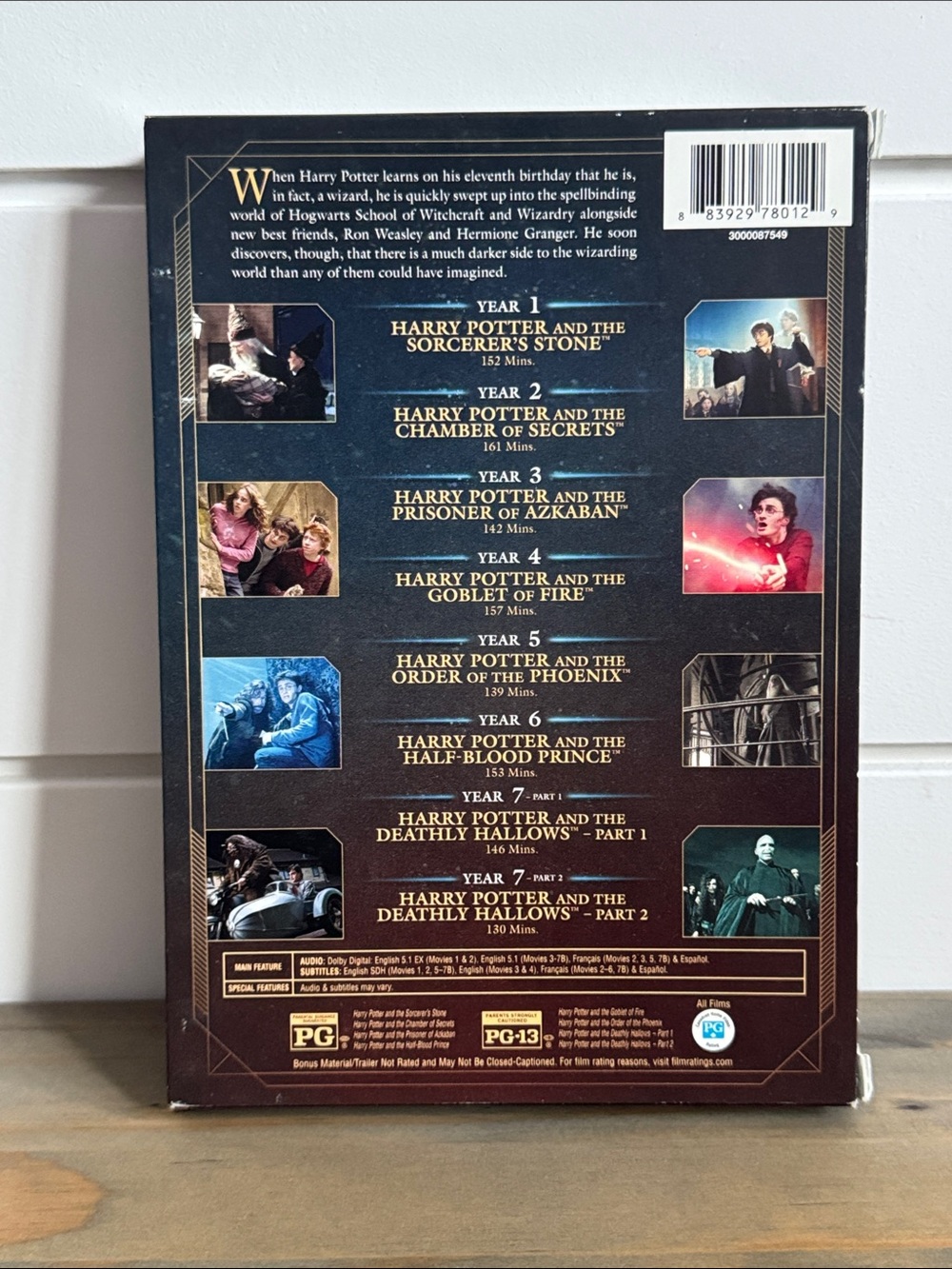 Harry Potter: Complete 8-Film Collection - DVD Set - Picture 3 of 16